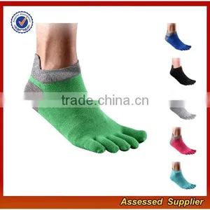 Wholesale Best Quality Custom Compression Sport Split Toe Running Ankle Socks JH59 thumbnail-1