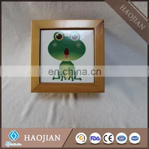 Solid Wood Toilet Tissue Holders With Sublimation Tile thumbnail-3