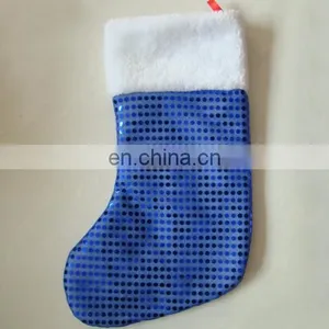 CGS800-1 Christmas Stocking Santa Sequin Socks thumbnail-1