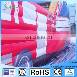 Bus Shape Inflatable Bouncer Combo With Water Slide thumbnail-4
