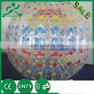 Attractive Inflatable Human Grass Plastic Bubble Ball Pool Zorb Ball for Sale thumbnail-1