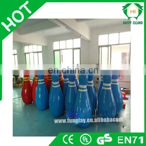 HI Inflatable Bowling Outdoor Ground Inflatable Bowling With Bungee Games thumbnail-6