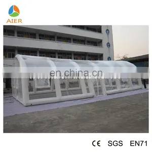 White Pvc Inflatable Canvas Tent, Inflatable Plato PVC Canvas Tent thumbnail-6