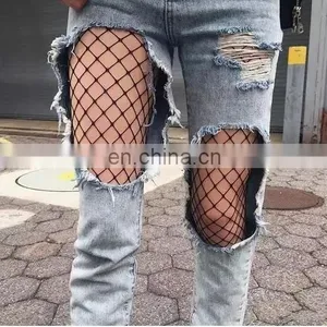 2017 Big Hot Style in South Korea Medium Element Mesh Socks Nets Eye Grid Tights Fishnet Stockings thumbnail-4
