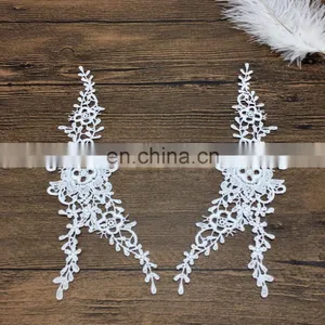 8.5cm OLN 15150 Blouse China Embroidery Neck Lace Collar Patch thumbnail-2
