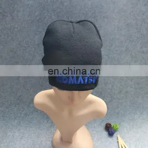 Men Winter Hats Knitting Black Beanie Hat thumbnail-4