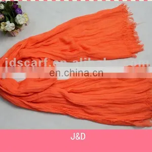 Pashmina Scarf Fashion Crinkle 60% Viscose 40% Polyester Soft Scarf thumbnail-1