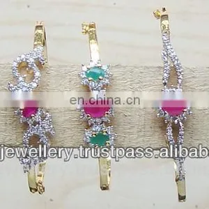 CZ Bracelet Jewelry Manufacturer, Cubic Zirconia Bracelets Jewellery Exporter thumbnail-3