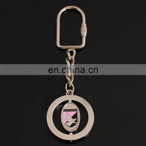 Custom Logo Spinner Metal Keychain thumbnail-1