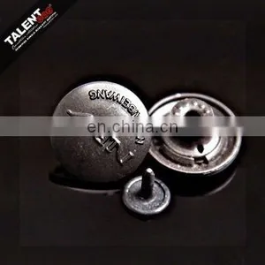 Custom Casting Brand Logo Alloy Rivet Buttons for Jeans thumbnail-6