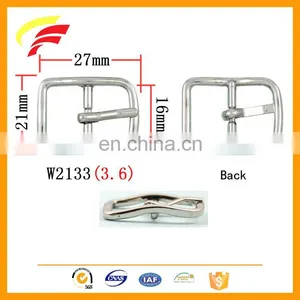 Zinc Alloy Metal Tri-glide Adjustable Strap Pin Buckle for Bag thumbnail-6