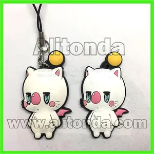 Custom Pvc Soft Cartoon Animal Figure Pendant for Bag Mobile Phone thumbnail-1