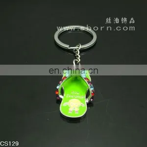 Wholesale Slippers Metal Key Rings Colorful Gadget Key Chain thumbnail-3