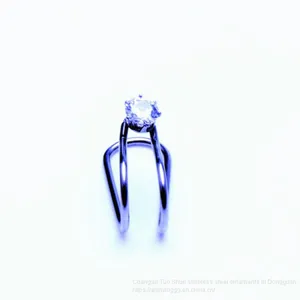 Amazon Hot Diamond Ear Clip Without Pierced Ears Can Also Wear Foreign Trade Earrings Wholesale Manufacturers. thumbnail-4