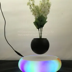New Led Light Magnetic Floating Levitating Pot Plants thumbnail-2