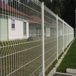 Security Protective Wire Mesh Fence With Free Sample Drawing Triangle Bending Fence thumbnail-4