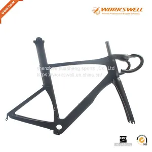 700C Carbon Racing Bicycle Frames, Cycling Road Bike Carbon Frames BB386 thumbnail-1
