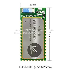 BT4.2 Mini 12mm Size Bluetooth Dual Mode LE Classic Audio Modules for Audio Transmitter Speaker thumbnail-1