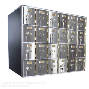 Commercial Safe Deposit Box, Stainless Steel Bank Safe Box Vault Safe Deposit Locker thumbnail-3