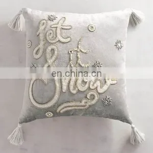 Best Selling Red Christmas Led Cushion thumbnail-3