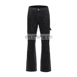 DiZNEW WHOLESALE BIKER LOOSE STRAIGHT SLIM FIT BIKER JEANS MEN thumbnail-2
