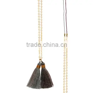 2016 Wholesale Trendy Jewelry Tassel Lariat Necklace for Women thumbnail-1