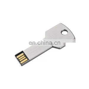 Low Price Custom Promotion Metal USB Stick USB 2.0 Popular Pen Drive Key Shaped USB Flash Drive thumbnail-5