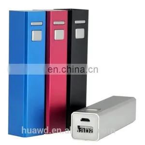 Usb Udp Data Storage Device 2600mAh Mobile Power Bank, 5 Color Mini Battery thumbnail-2
