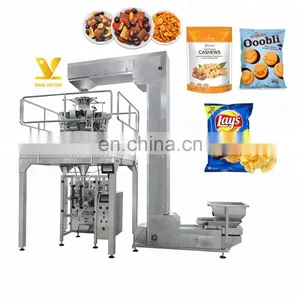 Low Cost Automatic Chin Chin/cashew/nuts/grain/snack/potato Chips/food Plastic Packing Machine thumbnail-1