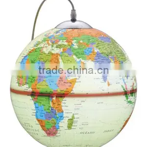 25cm Plastic Lamp Globe , Illuminated Globe thumbnail-1