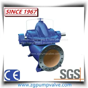 Horizontal and Vertical High Efficiency Cast Iron Double Suction Centrifugal Water Pump thumbnail-5