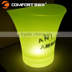Competitive PP Plastic Belvedere Wine Bucket LED Ice Bucket thumbnail-3