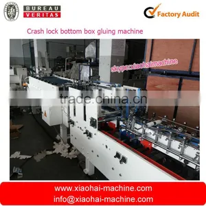 Automatic Folding Gluing Machine for Crash Lock Bottom Boxes thumbnail-1
