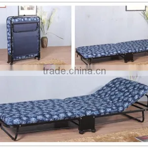Metal Single Guest Folding Mattress Bed thumbnail-2