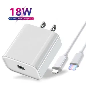 20W USB Type C Charger Adapter For IPhone 11 Pro Xs Max X Xr PD Fast Charging Power Type-C EU US Plug for Iphone Charge thumbnail-5