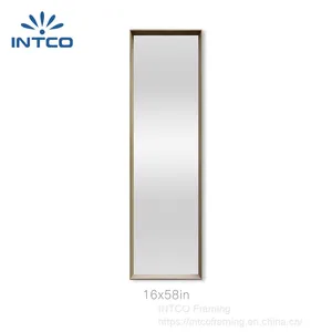 Modern Decorative Full Length Wall Mirror Floor Mirror Wholesale Wood Large Mirror thumbnail-2