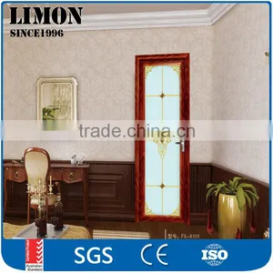 Commercial Double Glass French Aluminum Casement Door With German Hardware thumbnail-1