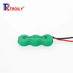 NiMH Coin 3S1P Battery 3.6V 110mAh Rechargeable Battery Packs thumbnail-5