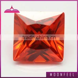 Rough Cut Orange Square Shaped Diamonds thumbnail-1