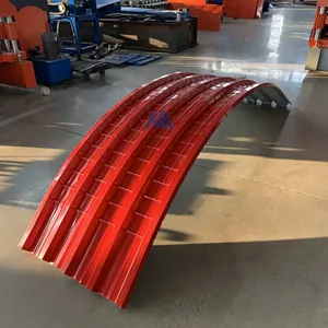 Fast Delivery Sheet Metal Roofing Curving Machine Pressing Curve Forming Machine thumbnail-3