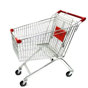 Wholesale 80L Metal Shopping Trolley With Safety Belt for Supermarket thumbnail-5