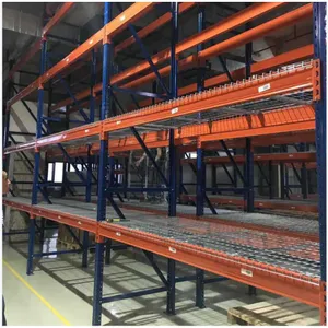 U Support Punch Pallet Flared Channel Heavy Duty Wire Mesh Decks Racks thumbnail-5