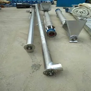 159 Stainless Steel Vertical Screw Elevator, Plastic Pellet Screw Feeder, U-shaped Trough Feeder thumbnail-5
