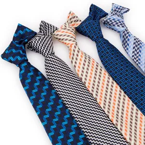 Wholesale Men's Printed Tie 8cm China Style Floral Novel Dress Casual Retro Necktie 2025 Business Wedding Party Boy Birthday Gift Neckties thumbnail-3