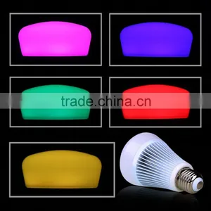 RGB Bluetooth Speaker 8w Lamp Audio LED Light Bulb thumbnail-6