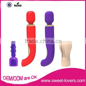 2016 Popular Waterproof Sex Product Erotic Magic Wand Massager av Vibrator for Women thumbnail-3
