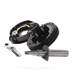 Trailer RV Specific Brake Drum Hub And Spindle Assembly | Electric Brake, Hydraulic Brake, Hand Brake | Shiao Trailer Chassis Manufacturing Factory thumbnail-1