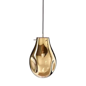 Iridescent Soap-Bubble Glass Pendant – 5 Colors Ø23xH29cm, E27 thumbnail-5