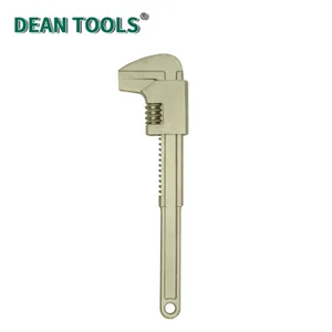 Non-Sparking Right Angle Adjustable Wrench for Gas Pipeline Maintenance 62 mm Opening 1-Year Warranty thumbnail-5