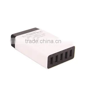 Portable 5 Ports Universal Desktop Usb Travel Charger Wall Charger thumbnail-6